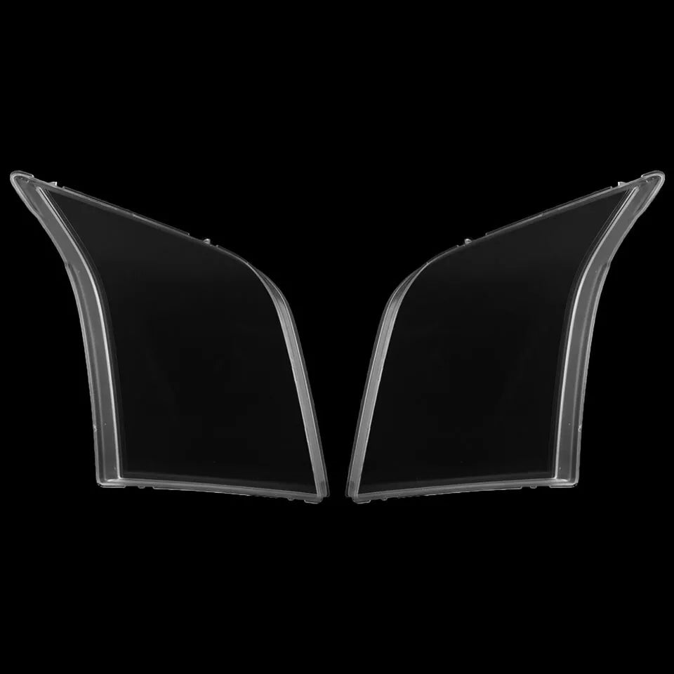 2X CLEAR HEADLIGHT LENS LAMPSHADE COVER SHELL FOR FORD TRANSIT MK7 VM V348 06-14